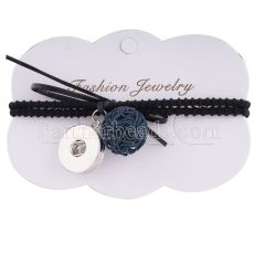 hair accessories with one button and pendants Fit 18/20mm Chunks