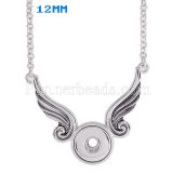Pendant of necklace with 45CM chain fit 12MM snaps style small chunks jewelry KS0953-S