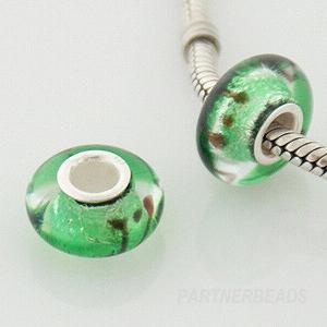 partner S925 murano lampwork glass beads