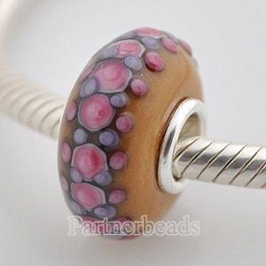 partner S925 murano lampwork glass beads