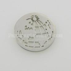 25MM stainless steel coin charms fi  jewelry size earth