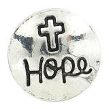 20MM cross hope snap  KB6812 snaps jewelry