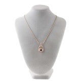 snap Rose Gold Pendant fit 12MM snaps style jewelry KS0344-S