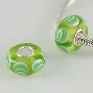 partner S925 murano lampwork glass beads