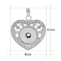 love Pendant of necklace fit snaps style chunks jewelry