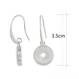 snap sliver earring fit 12MM snaps jewelry KS1198-S