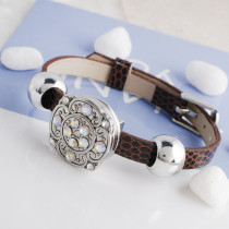 20MM design snap button Antique Silver Plated with colorful Rhinestone KC9745 snap jewelry