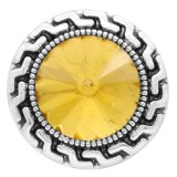 20MM snap Nov. birthstone yellow KC6584 interchangable snaps jewelry