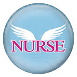 20MM nurse Painted enamel metal C5375 print snaps jewelry