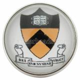 20MM snaps glass of University emblem logo C0788 interchangable snaps jewelry
