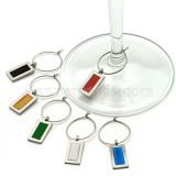 Wine charms silver plated KC0931 fit snaps style 18mm snaps jewelry