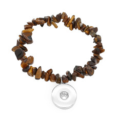 1 button Natural stone bracelets Fit 20MM snaps chunks KC0824