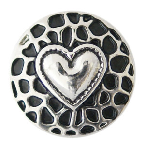 20MM love snaps with Silver Platedl KB7076 snaps jewelry