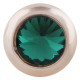 20MM round snap Rose-Gold Plated with green Rhinestone KC9762 snaps jewelry