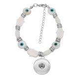 1 buttons Shell snap sliver bracelet fit snaps jewelry KC0842
