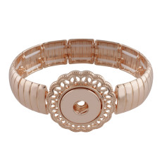 1 buttons snaps rose gold bangle fit 18&20MM snaps chunks