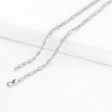 80CM Metal Long bead chain necklace