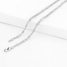 80CM Metal Long bead chain necklace