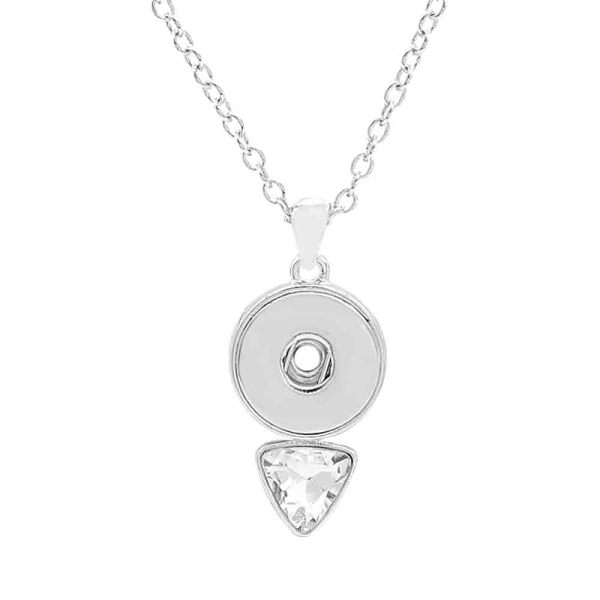 Pendant Necklace with 46CM chain KC1086 20MM chunks snaps jewelry