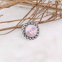 20MM snap Oct. birthstone pink KC6583 interchangable snaps jewelry