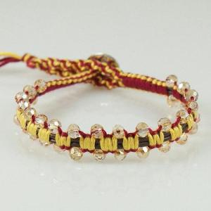 1 Wrap bracelet with stone beads