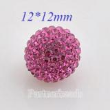12mm Rose STELLUX Austrian crystal ball beads