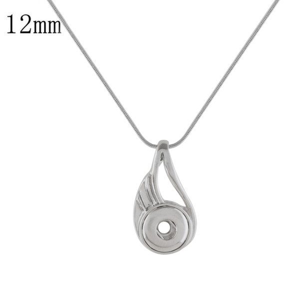 Pendant of necklace with 45CM chain fit 12MM snaps style small chunks jewelry KS1179-S