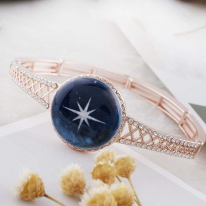 20MM star Painted enamel metal C5230 print snaps jewelry
