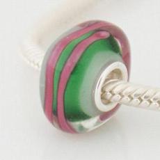 partner S925 Square murano lampwork glass beads