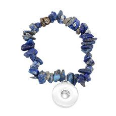 1 button Natural stone bracelets Fit 20MM snaps chunks KC0823