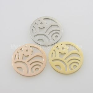 25MM stainless steel coin charms fi  jewelry size