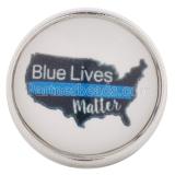 20MM Lives Matter snap design glass KC2151 interchangable snaps jewelry