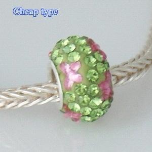 Cheap type Rhinestones beads with silver plated core