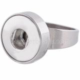 18MM 8# snaps Stainless steel Ring fit Fingers thick 18mm