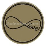 20MM valentine love snap Antique gold plated KC8633 interchangable snaps jewelry
