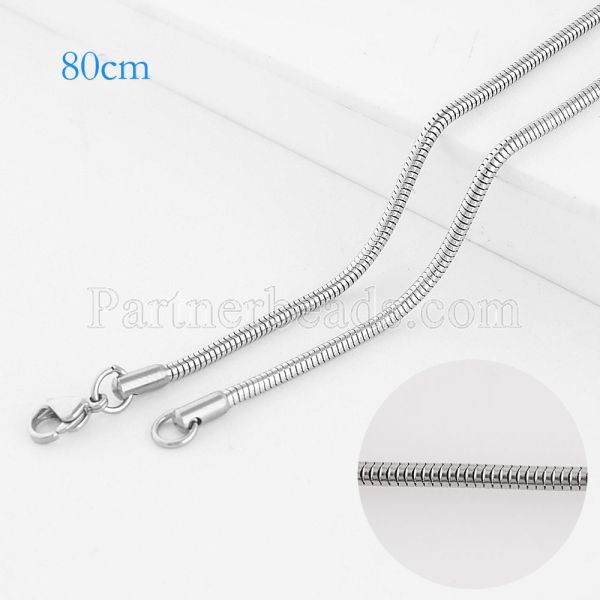 80CM Stainless steel fashion rope chain fit all jewelry