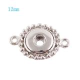 silver plate Pendant of necklace KS0920-S fit 12MM snaps style small chunks jewelry