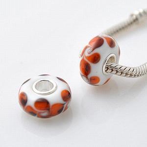 partner S925 murano lampwork glass beads