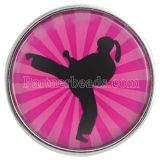 20MM snap glass Chinese Kung Fu C0946 interchangeable snaps jewelry