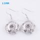 Snaps metal earring KS0969-S fit 12mm chunks snaps jewelry