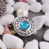 20MM snap Mar. birthstone light blue KC5035 interchangable snaps jewelry