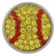 18mm Sugar snaps Alloy with yellow rhinestones KB2439 snaps jewelry
