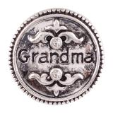 20MM grandma/mother snaps Antique Silver Plated  KB6870 snaps jewelry