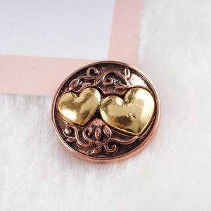 20MM valentine Love snap rose-gold plated KC6229 snaps jewelry