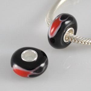 partner S925 murano lampwork glass beads