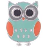 20MM owl snap with  enamel KB7015 snaps jewelry