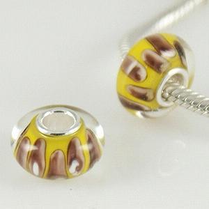 partner S925 murano lampwork glass beads