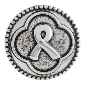 20MM ribbon snap button Antique Silver Plated KC5532 snap jewelry