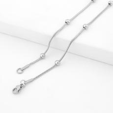 46CM Stainless steel fashion snake small ball chain fit all jewelry