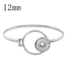 1 buttons snap sliver bracelet fit 12MM snaps jewelry KS1221-S